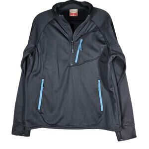 CE Schmidt Workwear Pullover Women Large Fit for Her 1/4 Zip Fleece Lined Active
